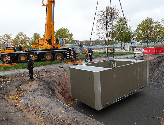 Neue Zisterne für den RheinPark